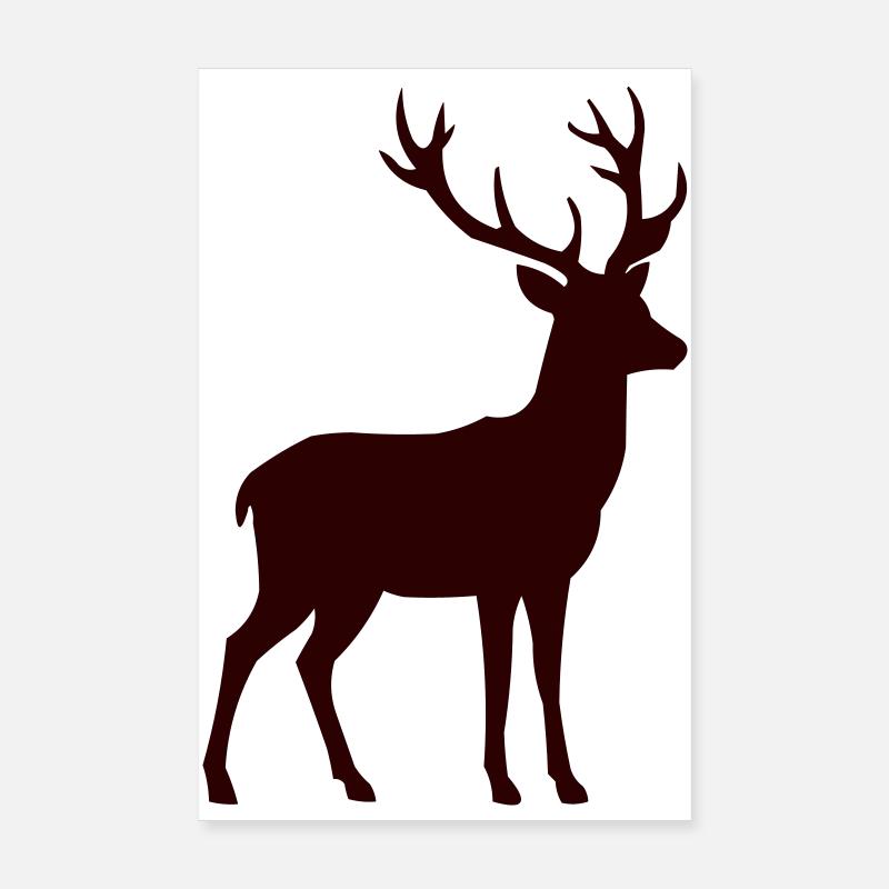 roe deer Poster 8" x 12" (20x30 cm)