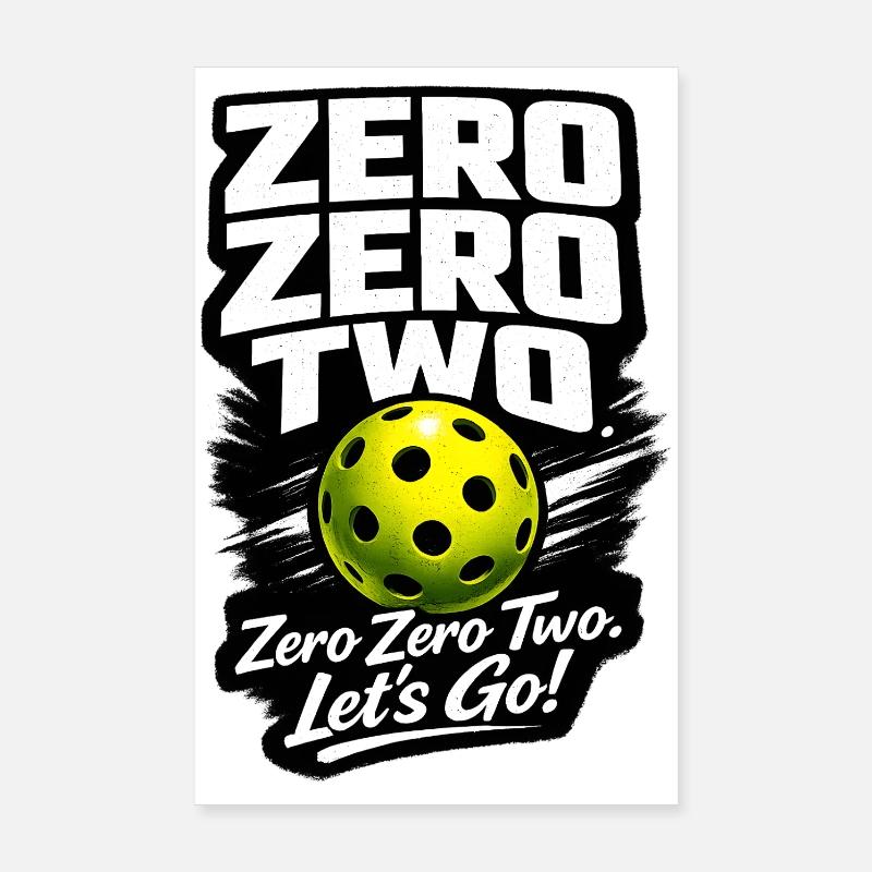 Zero Zero Zwei – Let’s Go Ball Poster 20x30 cm