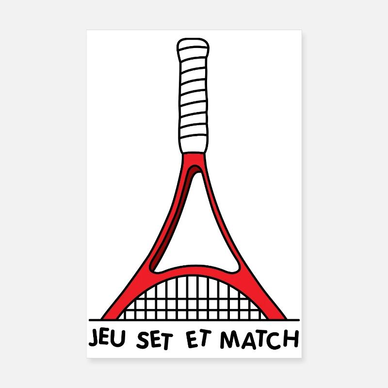 French Tennis Open Poster 20x30 cm