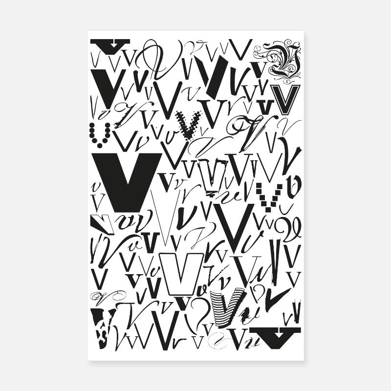 V - like: Crazy things that go on here Poster 8" x 12" (20x30 cm)
