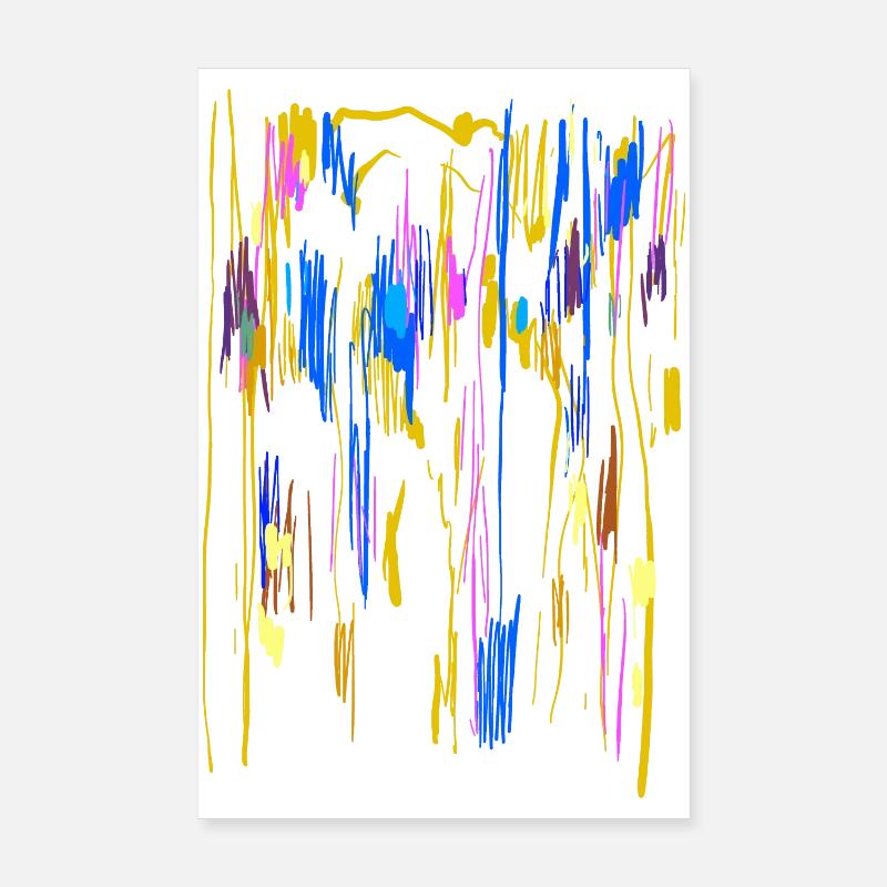 Colors Art - Background Abstract Poster 8" x 12" (20x30 cm)
