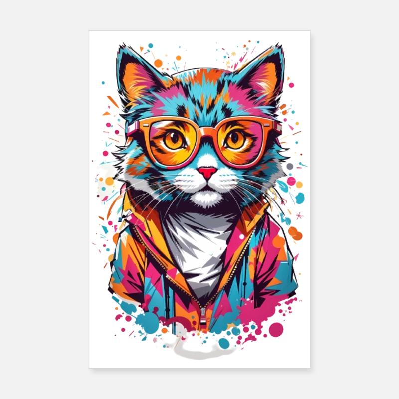 Cute cat Poster 8" x 12" (20x30 cm)