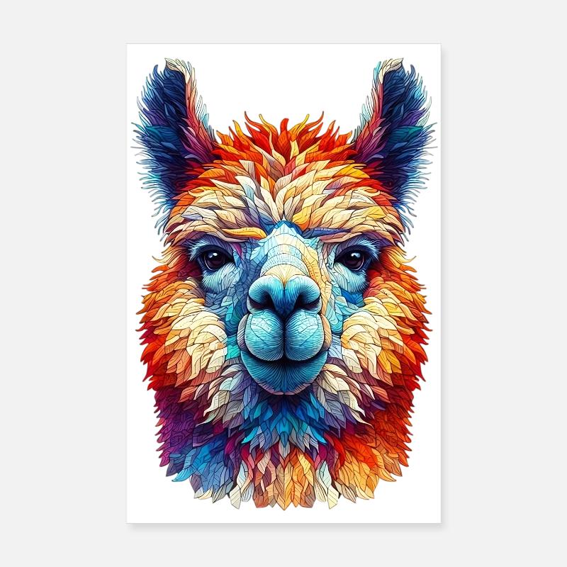 Alpaga Poster 20 x 30 cm