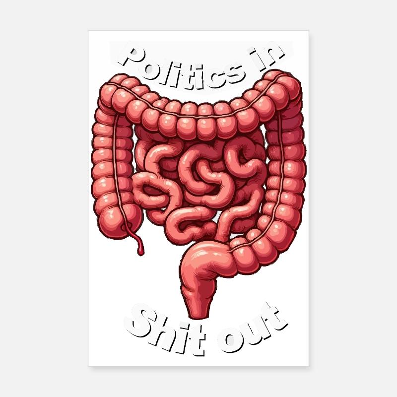 Scheißmaschine Poster 20x30 cm
