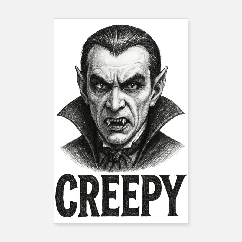 Furchterregender Vampir - Halloween Poster 20x30 cm