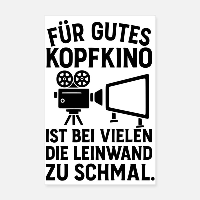 Mental Cinema Screen Poster 8" x 12" (20x30 cm)