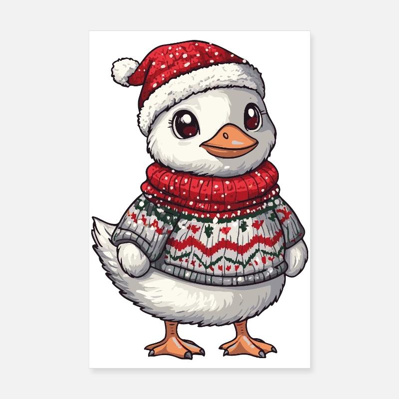Noël de l’Oie Poster 20 x 30 cm