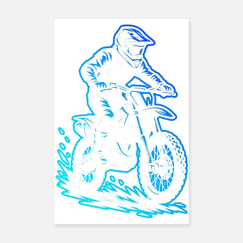 Direct Motocross Statement Poster 8" x 12" (20x30 cm)