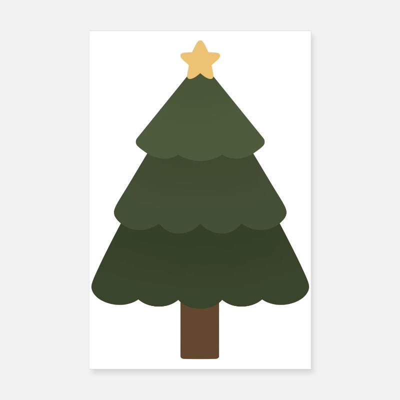 Arbre de Noël Poster 20 x 30 cm