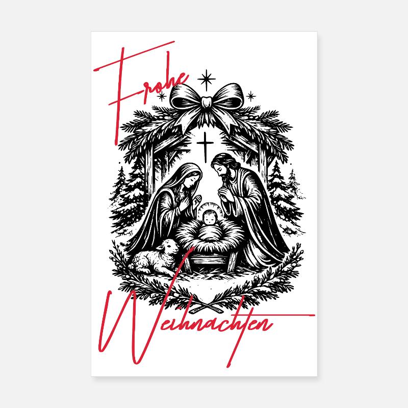 Crèche Poster 20 x 30 cm