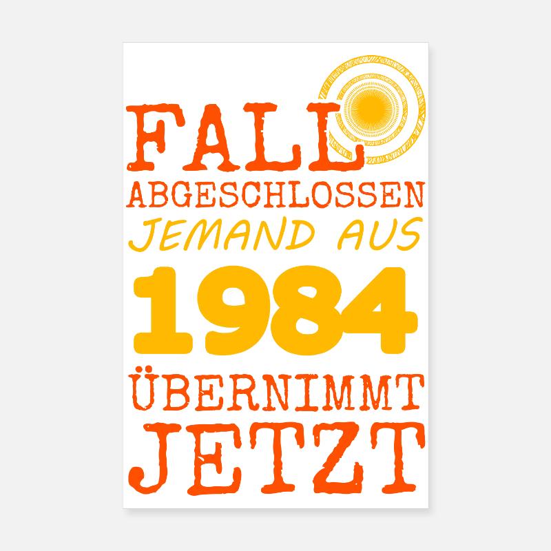 Fall 1984 Poster 20x30 cm