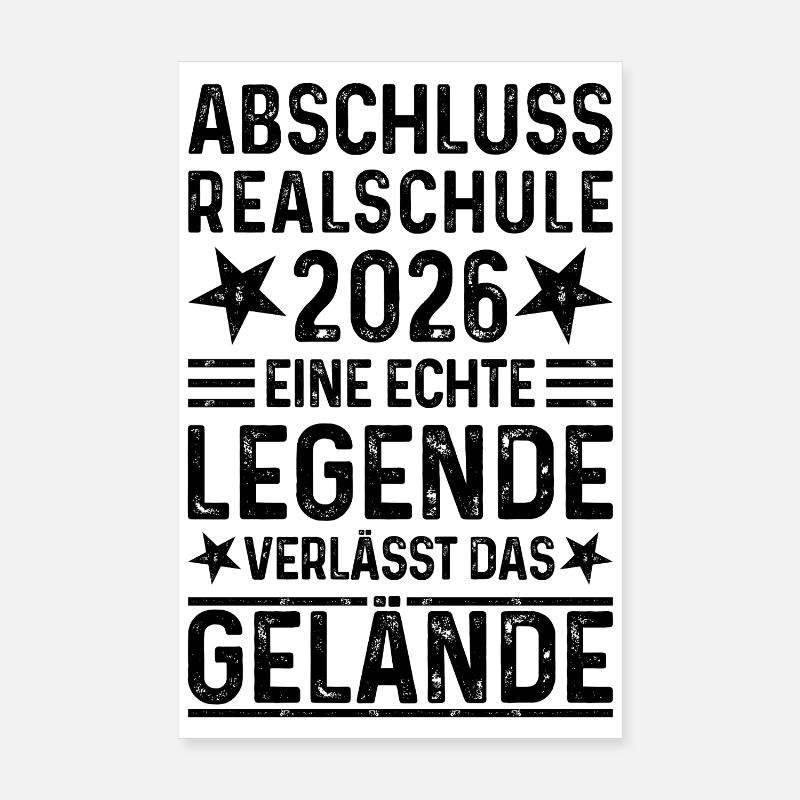 Diplôme du secondaire 2026 Poster 20 x 30 cm
