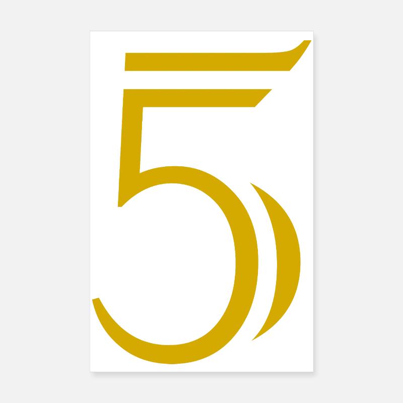 5. JUBILÄUM. 5 JAHRE. 5. JUBILÄUM. KIND Poster 20x30 cm