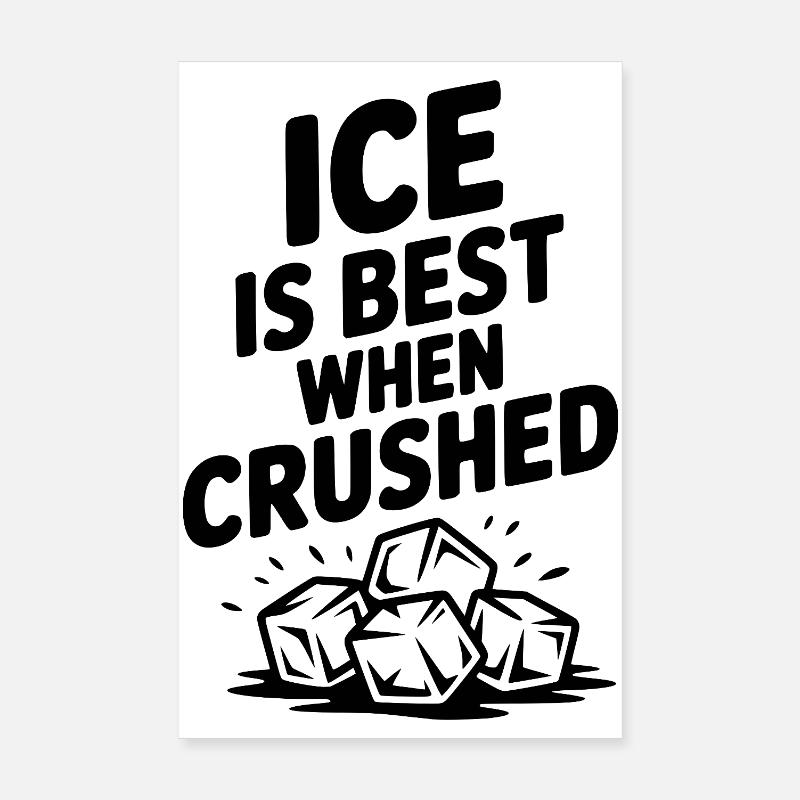 Am besten, wenn man zerdrückt wird Poster 20x30 cm