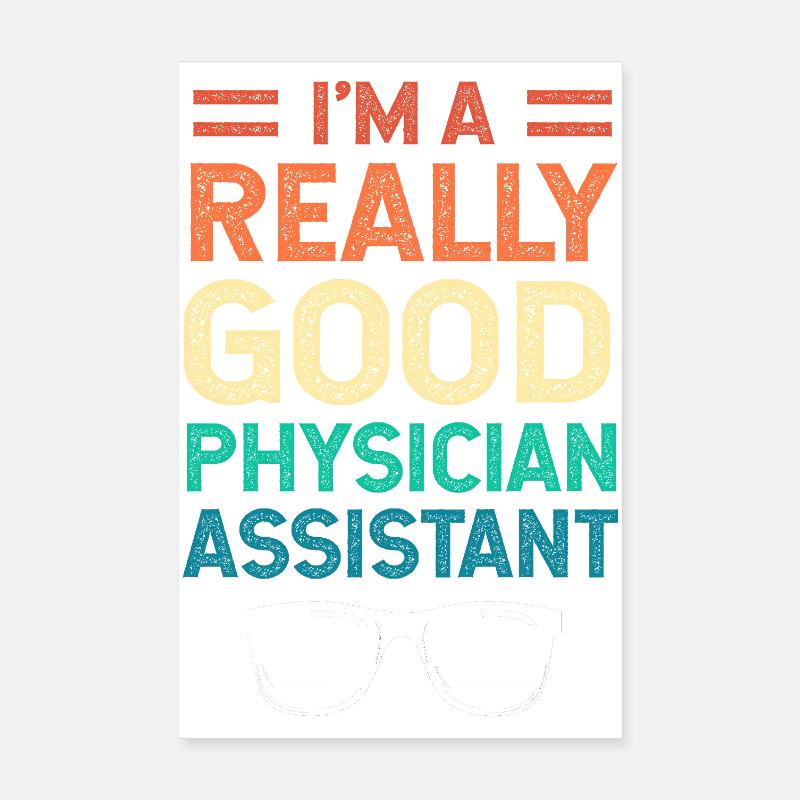 MFA PA Physician Assistant Nursing Physician Assistant Poster 8" x 12" (20x30 cm)