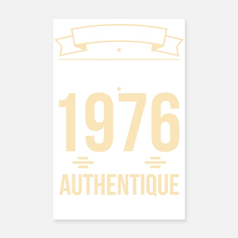 Anniversaire 50 ans - Original - Mai 1976 Poster 20 x 30 cm