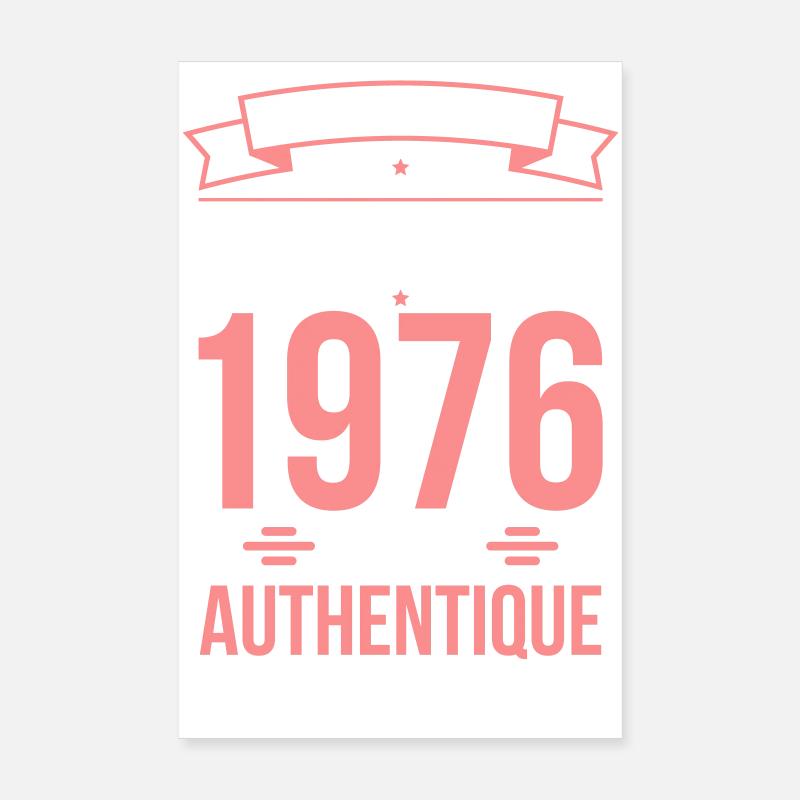 Anniversaire 50 ans - Originale - Mai 1976 Poster 20 x 30 cm