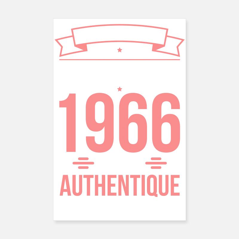 Anniversaire 60 ans - Originale - Mai 1966 Poster 20 x 30 cm