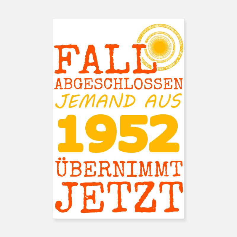 Fall 1952 Poster 20x30 cm