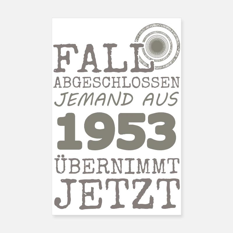 1953 Poster 20x30 cm