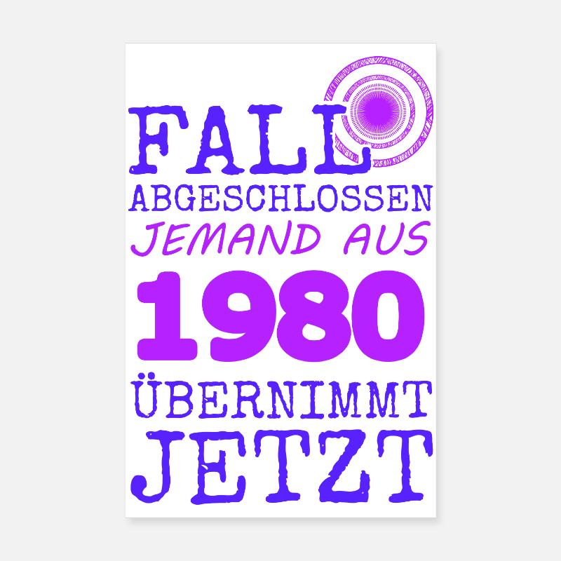 1980 Poster 20x30 cm