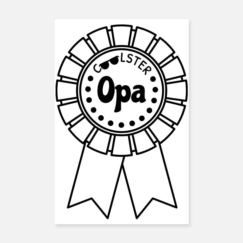 Coolster Opa Poster 20x30 cm
