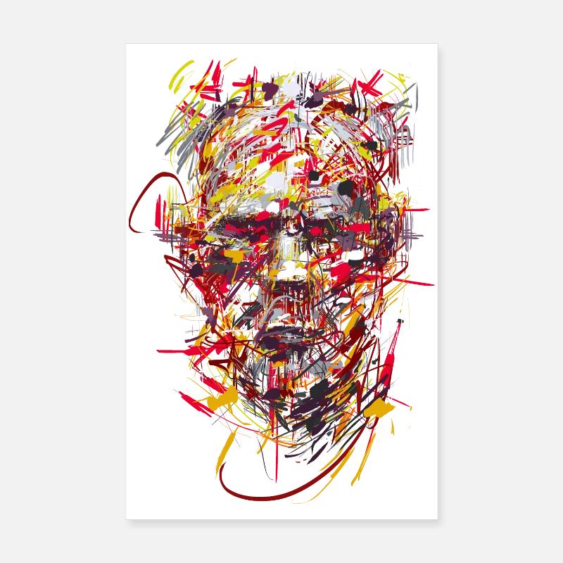 Horror Punk / Abstract Poster 8" x 12" (20x30 cm)