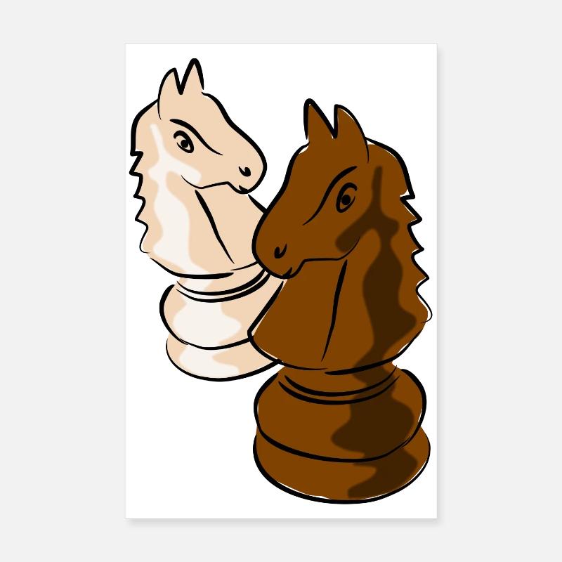 chess Poster 8" x 12" (20x30 cm)