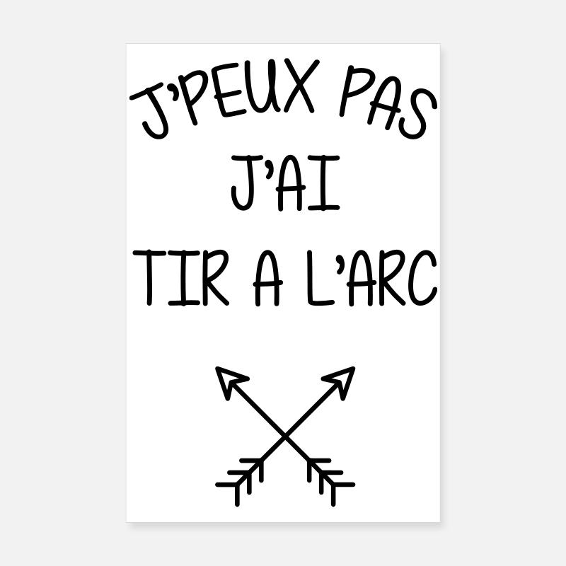 Tir A l'arc / Archer / Archère / Flèche / Sport Poster 20 x 30 cm
