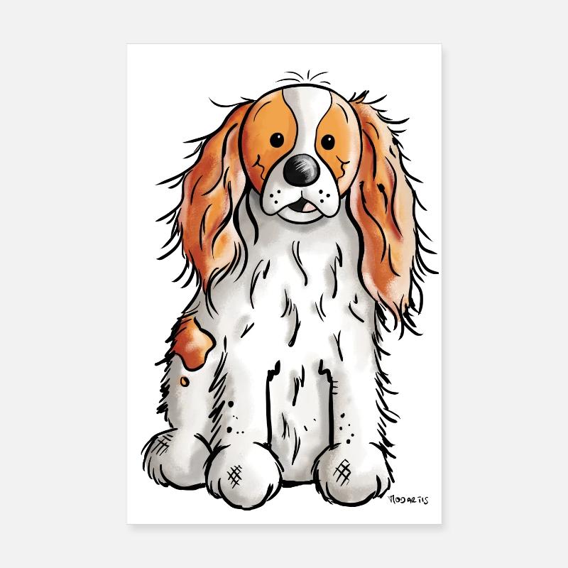 Cavalier King Charles Spaniel Poster 20x30 cm