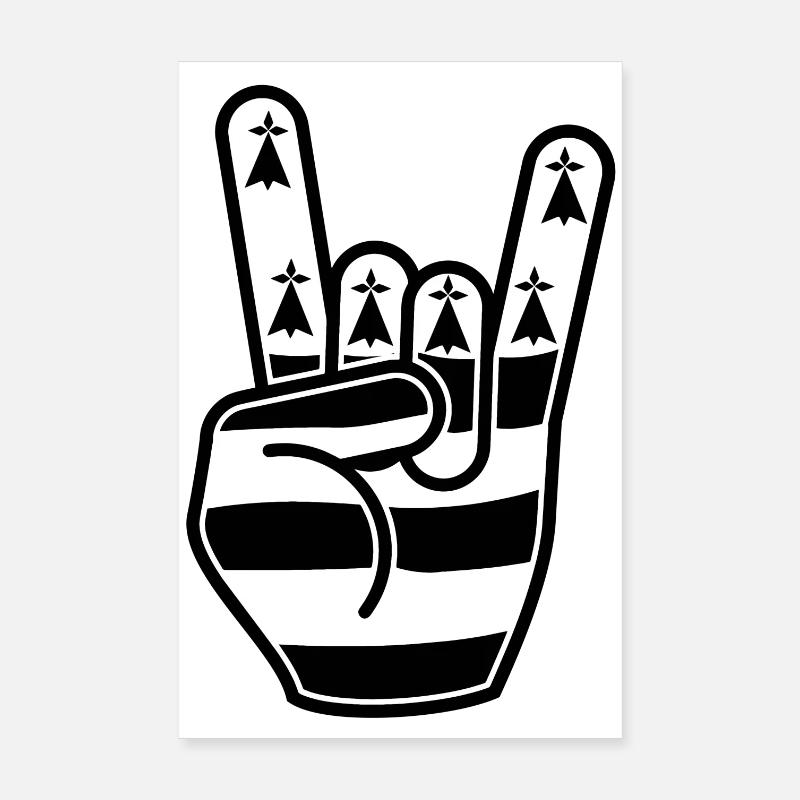 Rock Breizh Poster 20x30 cm