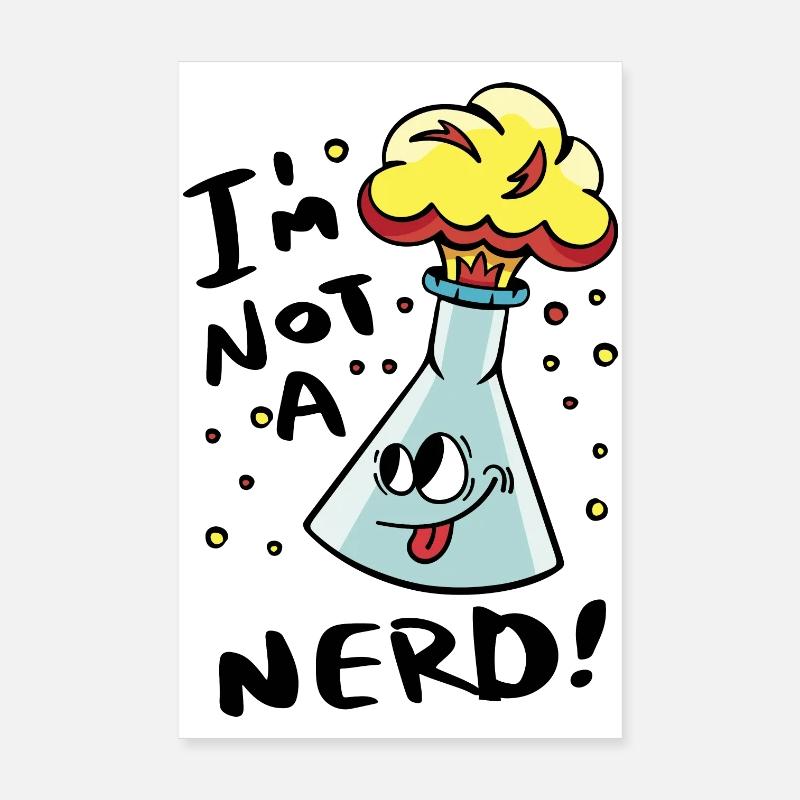 Ich bin kein Streber Poster 20x30 cm