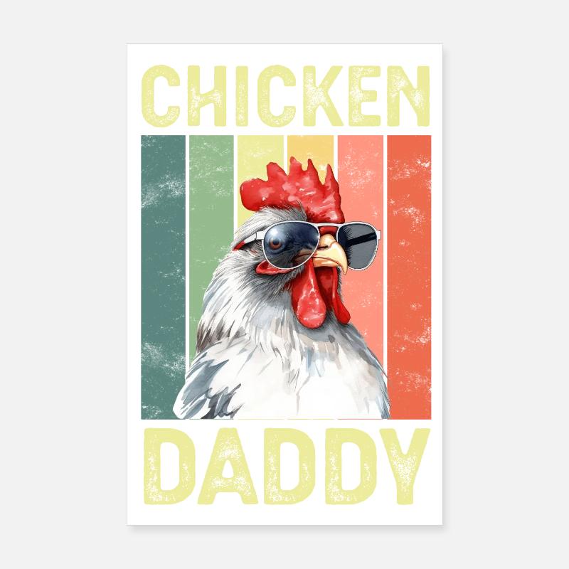Chicken Chickens Poster 8" x 12" (20x30 cm)
