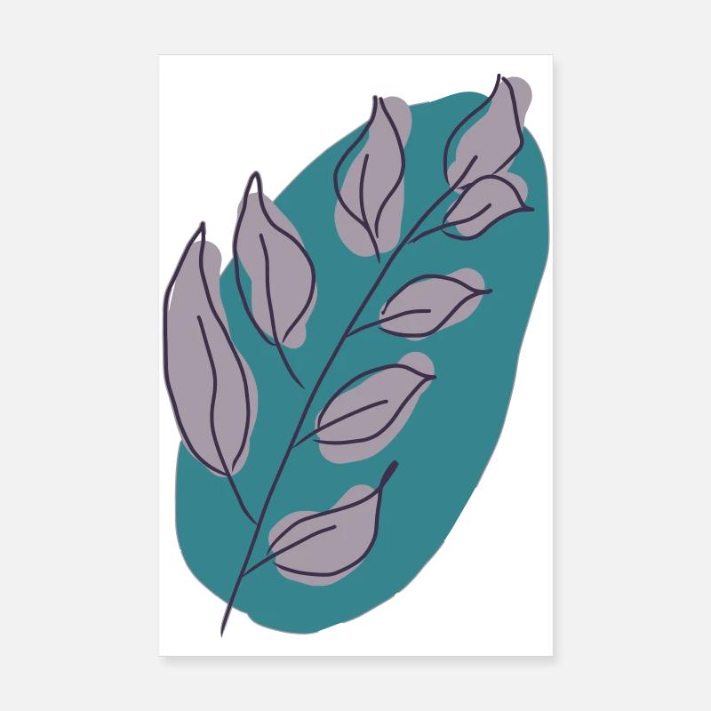Leaves Poster 8" x 12" (20x30 cm)