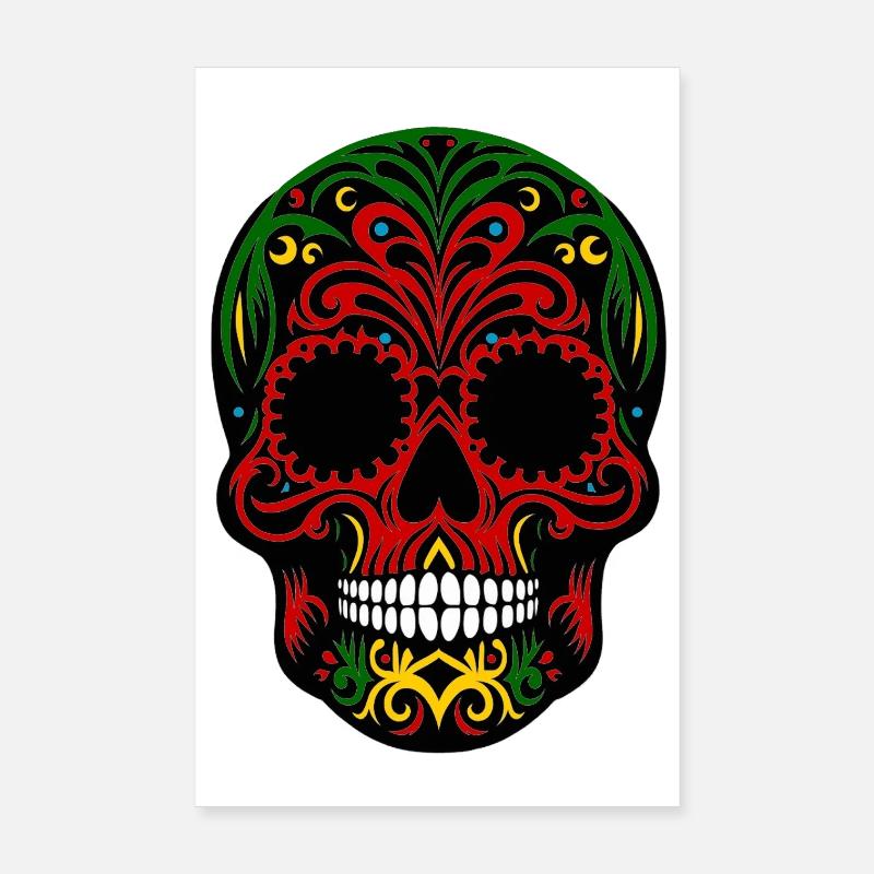 Santa Muerte | Célébration du crâne Poster 20 x 30 cm