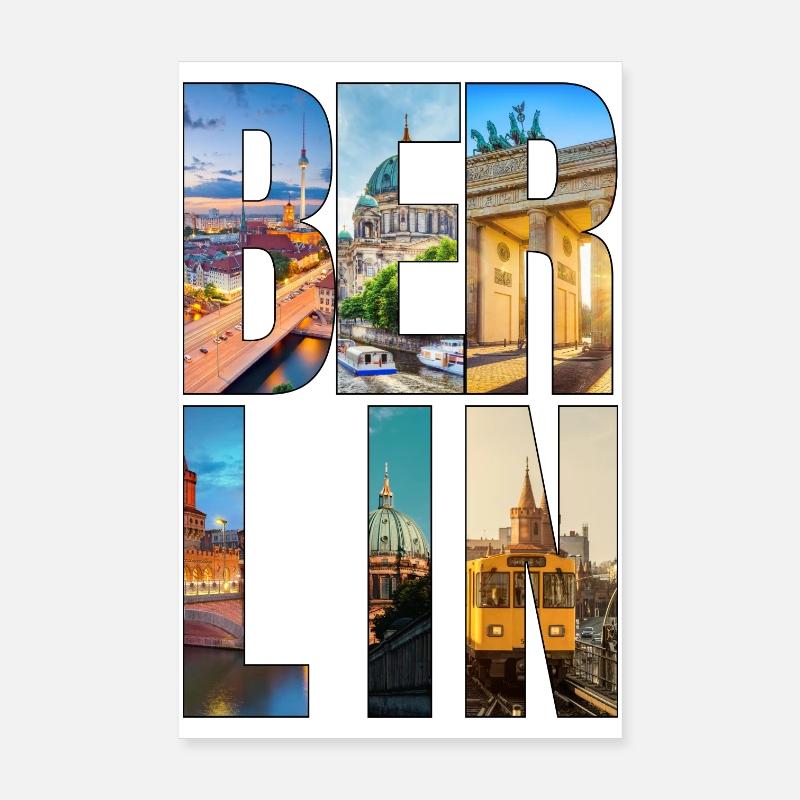 Berliner Stadthochschule Poster 20x30 cm