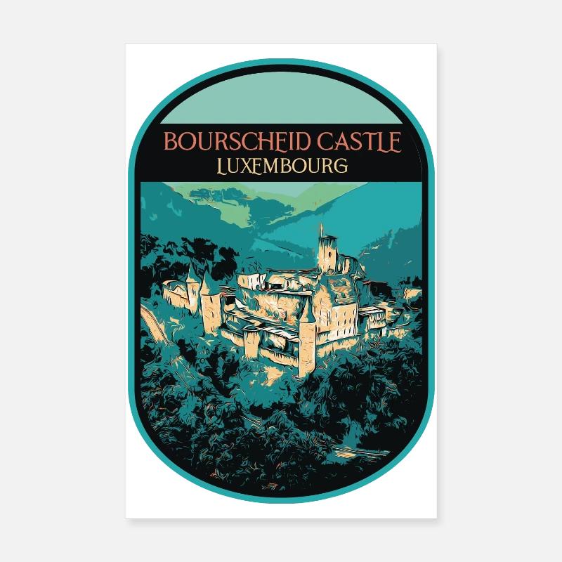 at Bourscheid Castle Poster 8" x 12" (20x30 cm)