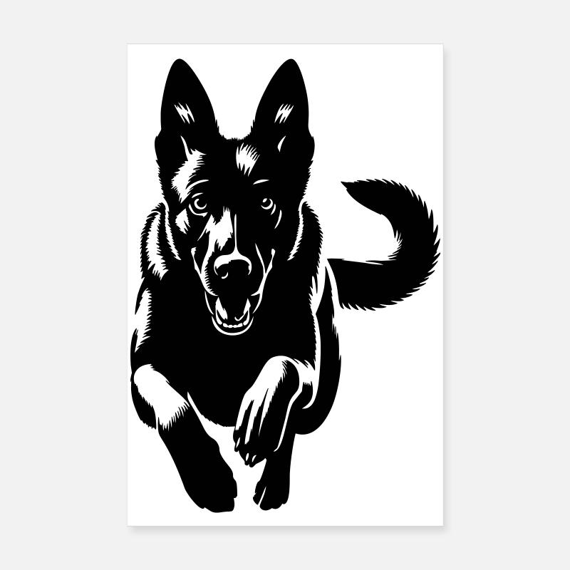 Malinois Poster 8" x 12" (20x30 cm)