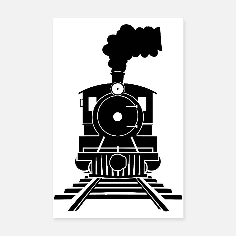 Railway Sketch Poster 8" x 12" (20x30 cm)