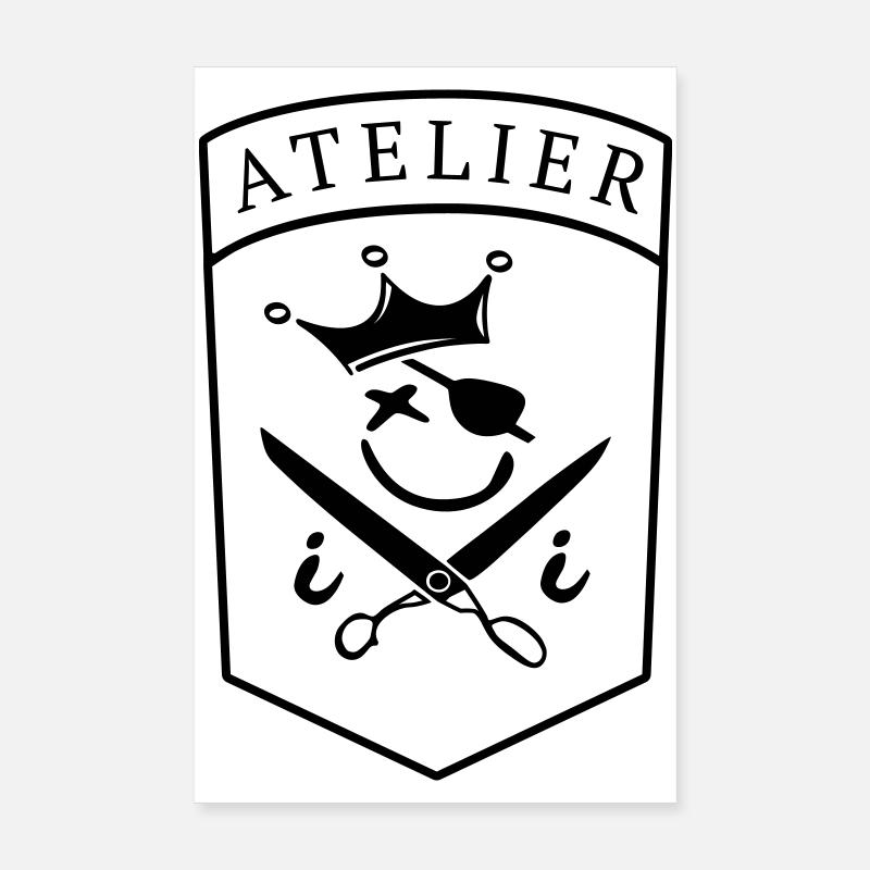 Atelier de pirates Poster 20 x 30 cm