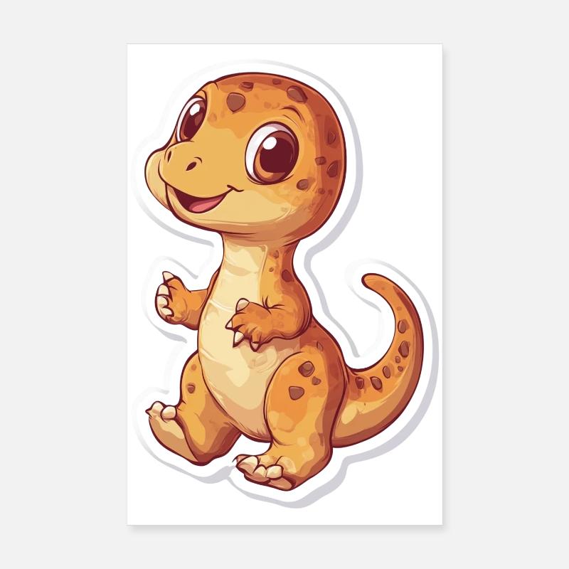 Dinosaurier Poster 20x30 cm