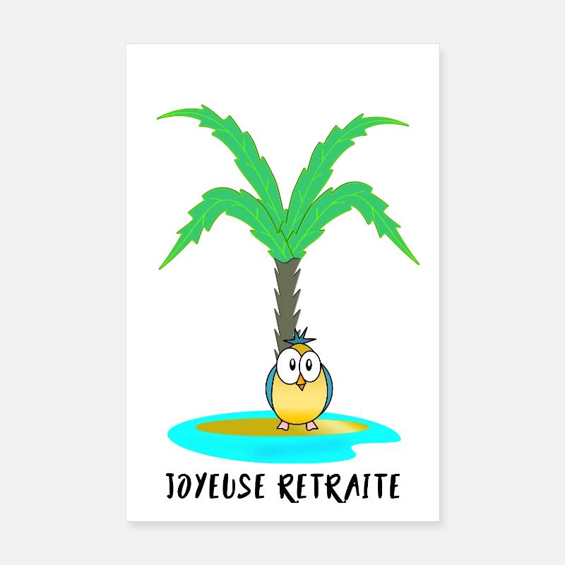 RETRAITE. RETRAITE. RETRAITEE. RETRAITE Poster 20 x 30 cm