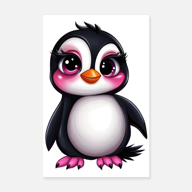 süßer Pinguin :) Poster 20x30 cm