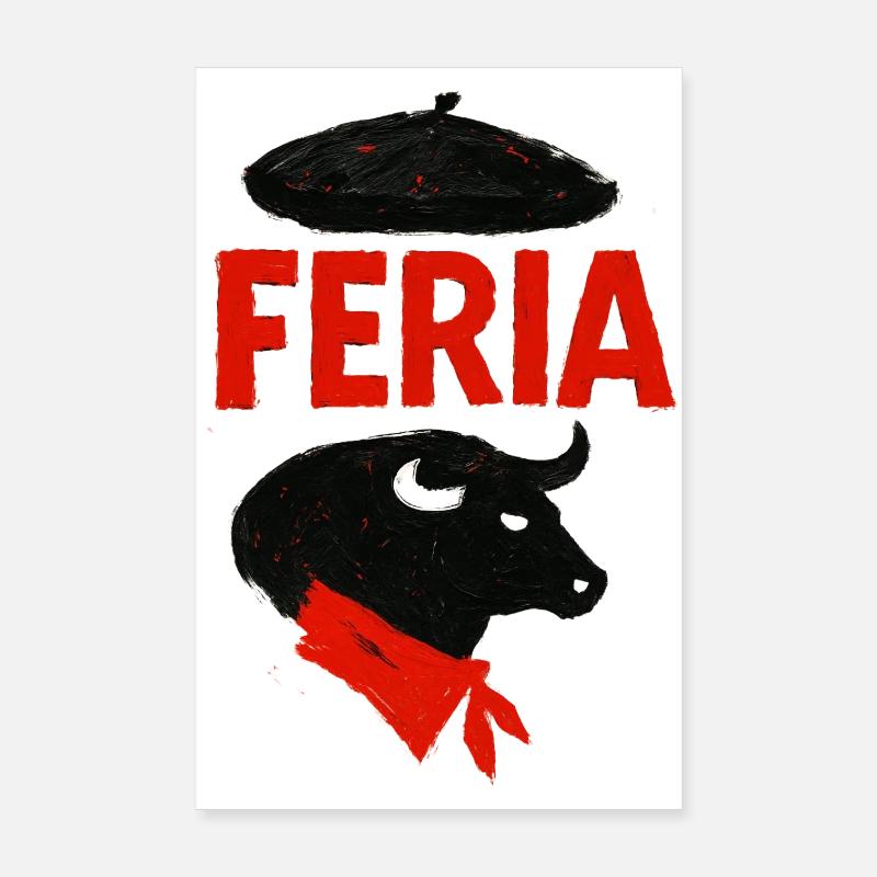Feria - Pays Basque Poster 20 x 30 cm
