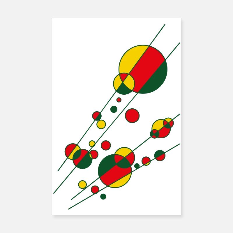 Circles Poster 8" x 12" (20x30 cm)