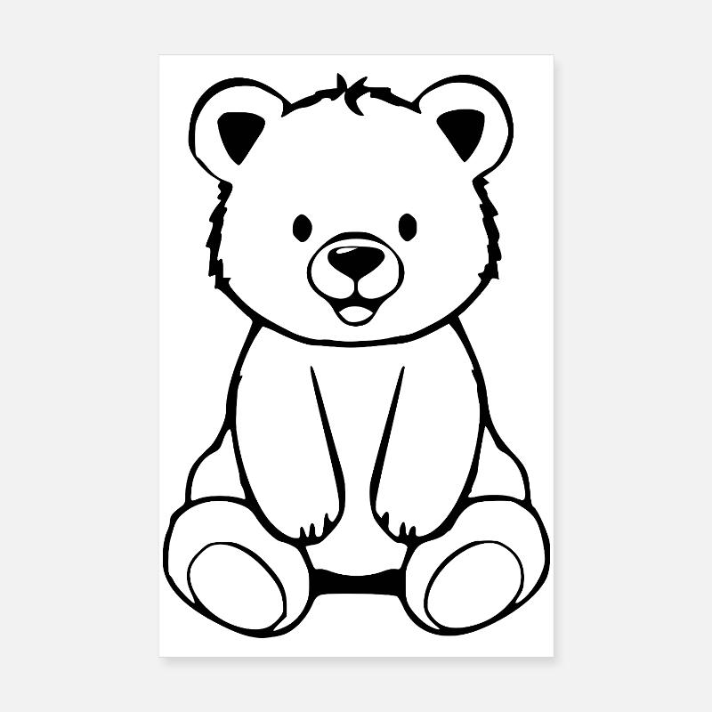 Bear Bear Poster 8" x 12" (20x30 cm)