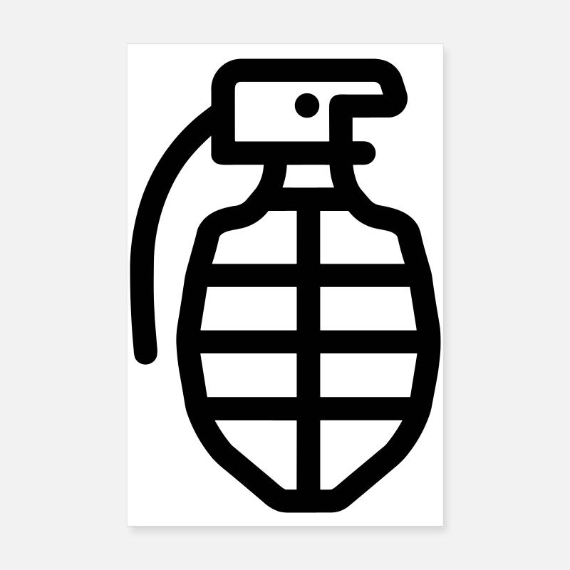 grenade Poster 20 x 30 cm
