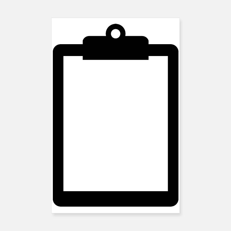 Klemmbrett Poster 20x30 cm