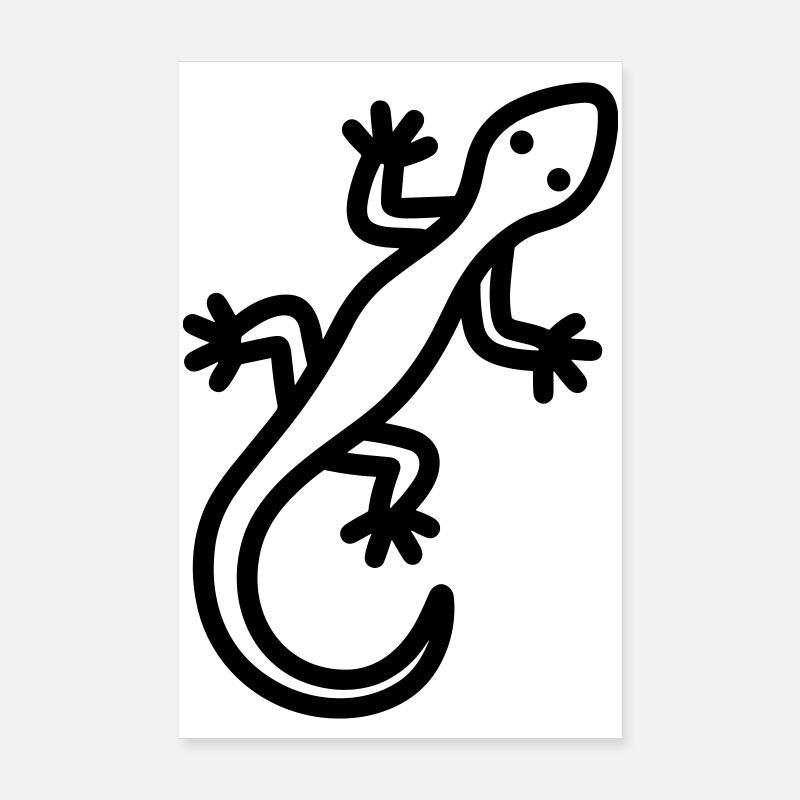 lizard Poster 8" x 12" (20x30 cm)