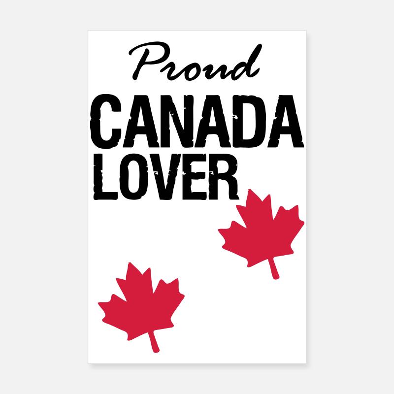 Canada Lover - Poster 8" x 12" (20x30 cm) - white